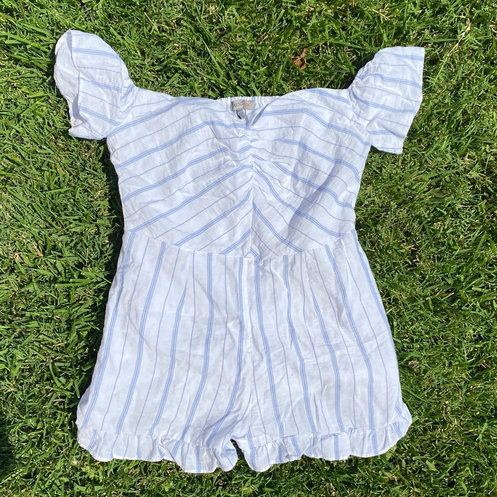 Cute off the shoulder romper